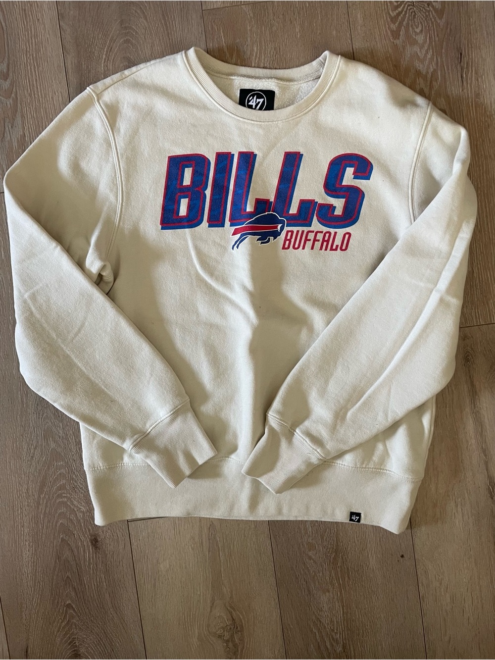 NWOT 47 Buffalo Bills Cream Crewneck